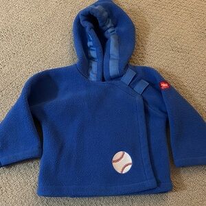 Blue Kids Baseball Hoodie